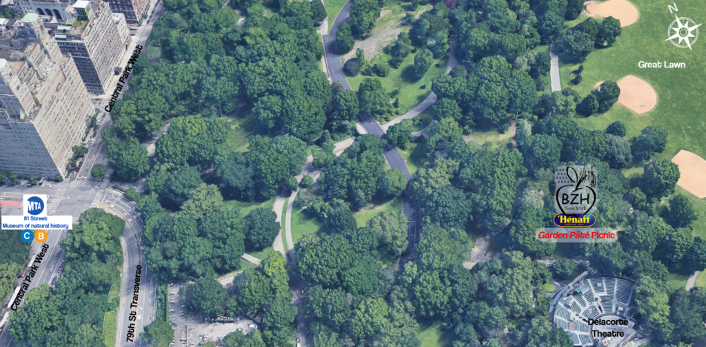 3D map of the picnic location